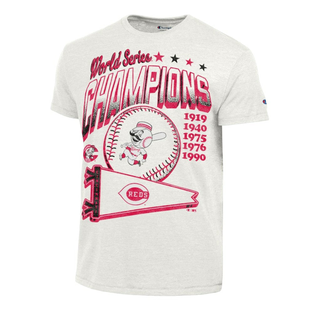 MLB Cincinnati Reds Champion Winning Tradition Cooperstown Tri-Blend T-Shirt