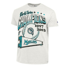 MLB Miami Marlins Champion Winning Tradition Cooperstown Tri-Blend T-Shirt