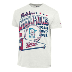 MLB Minnesota Twins Champion Winning Tradition Cooperstown Tri-Blend T-Shirt