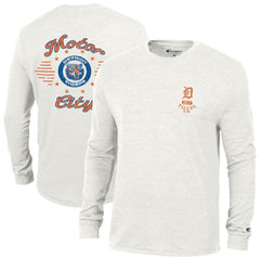 MLB Detroit Tigers Champion Cooperstown Winning Tradition Tri-Blend Long Sleeve T-Shirt