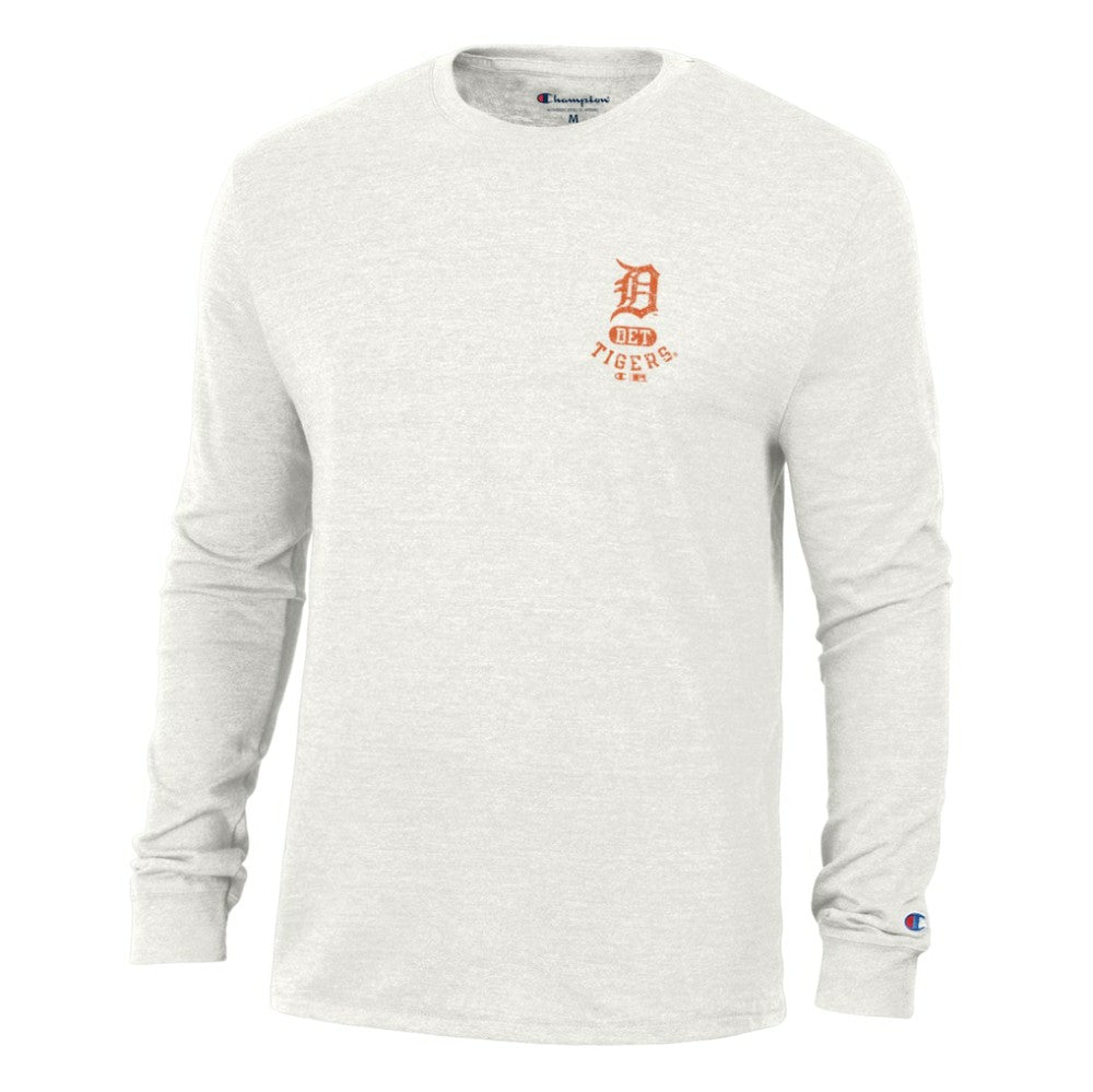 MLB Detroit Tigers Champion Cooperstown Winning Tradition Tri-Blend Long Sleeve T-Shirt