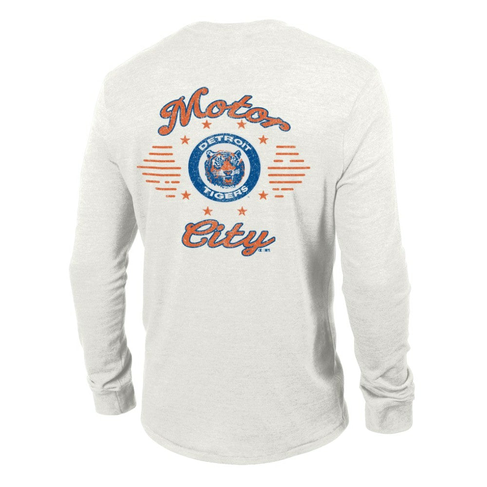 MLB Detroit Tigers Champion Cooperstown Winning Tradition Tri-Blend Long Sleeve T-Shirt