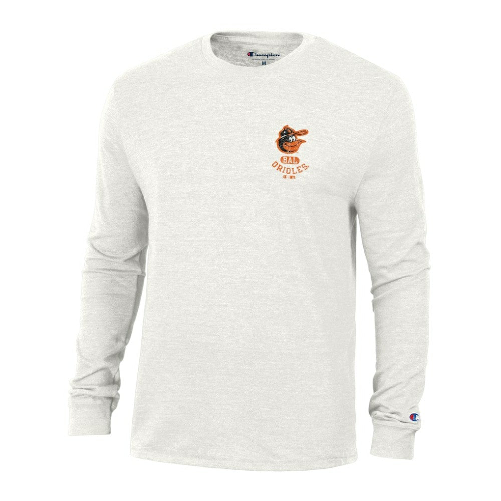 MLB Baltimore Orioles Champion Cooperstown Winning Tradition Tri-Blend Long Sleeve T-Shirt