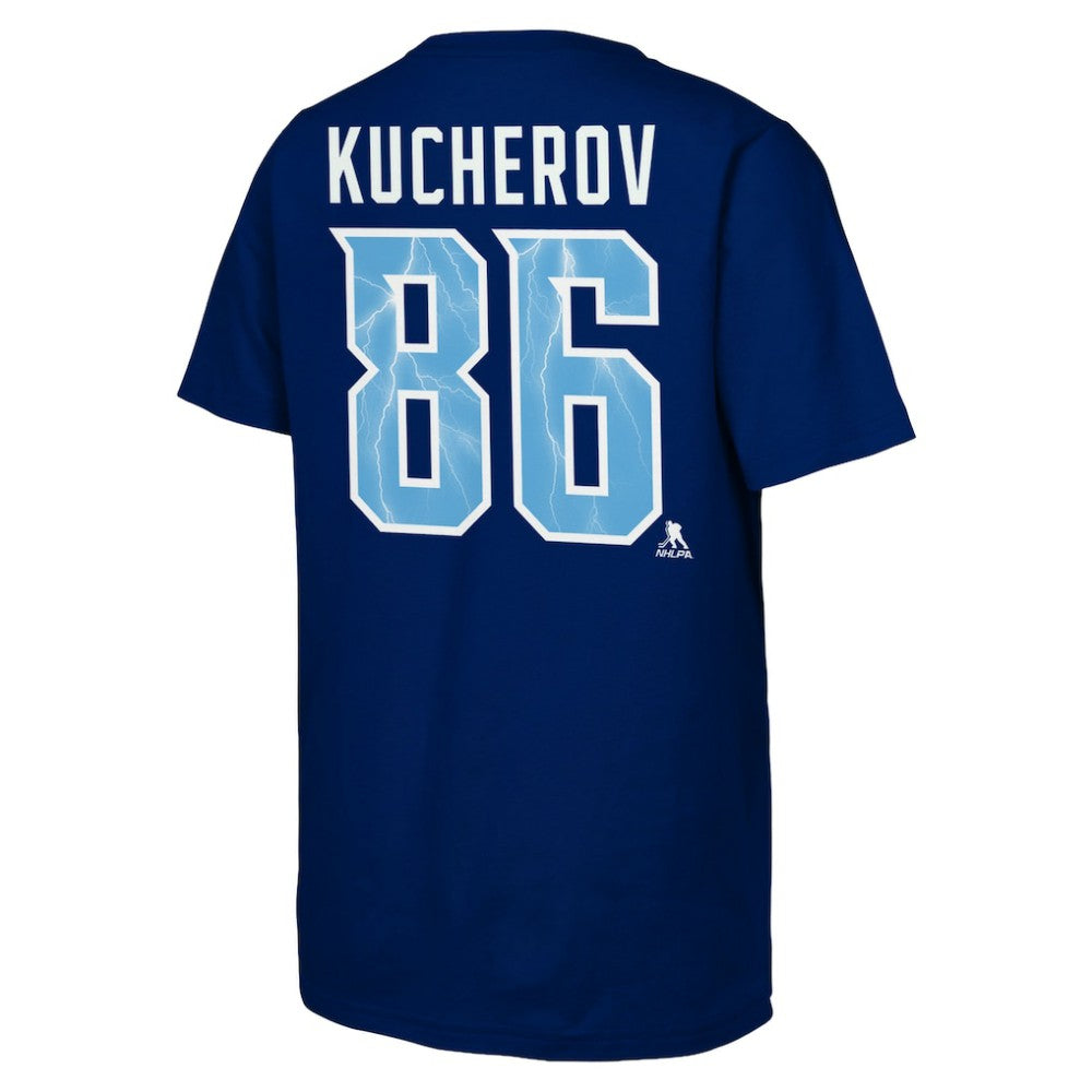 NHL Blue Nikita Kucherov Tampa Bay Lightning Fanatics Youth Alternate Captain 2026 Stadium Series T-Shirt