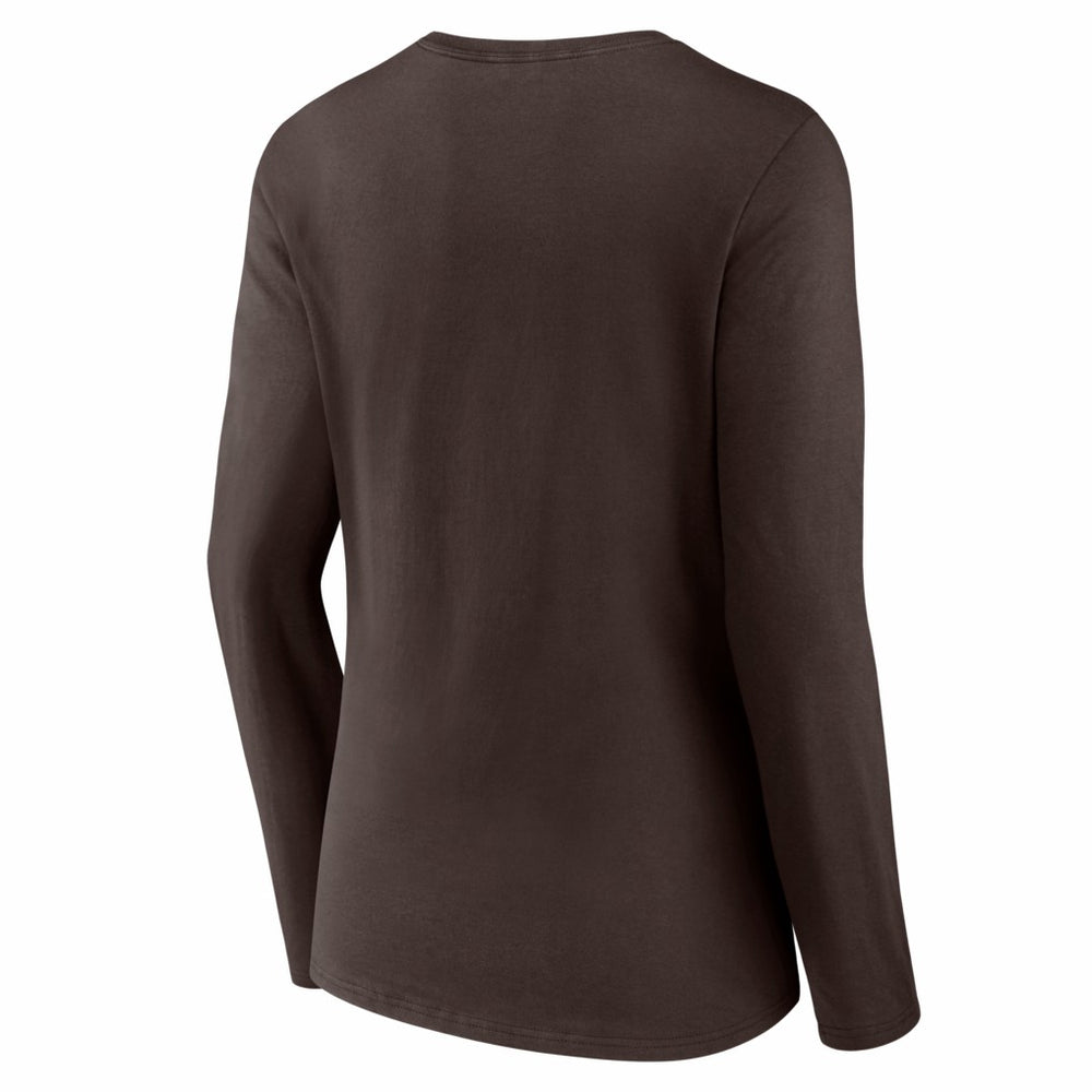 Women's Hustle Long Sleeve V-Neck T-Shirt - Cleveland Browns