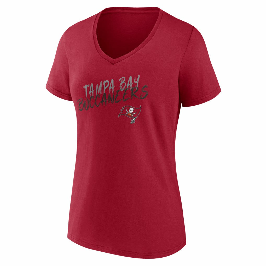 Women's Hustle V-Neck T-Shirt - Tampa Bay Buccaneers