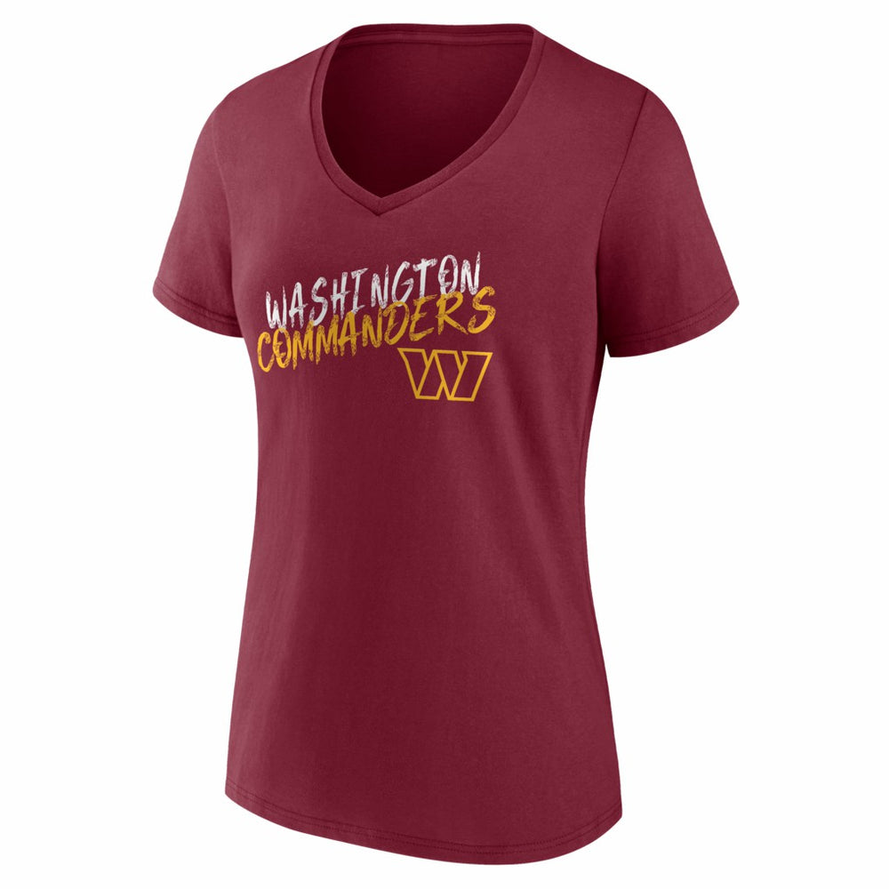 Women's Hustle V-Neck T-Shirt - Washington Commanders