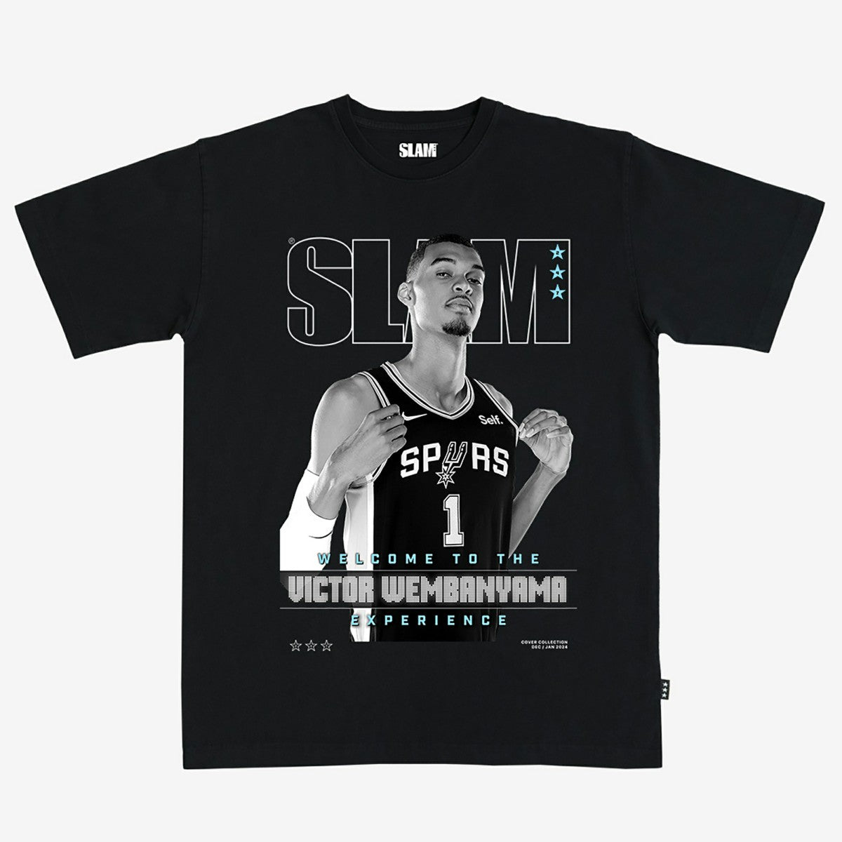 NBA Victor Wembanyama San Antonio Spurs Unisex SLAM Cover T-Shirt