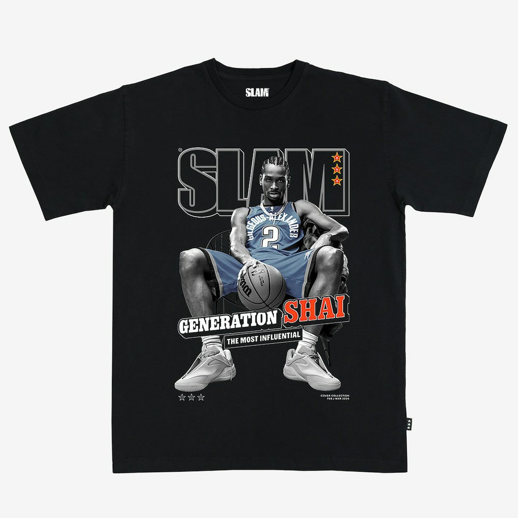 NBA Shai Gilgeous-Alexander Oklahoma City Thunder Unisex SLAM Cover T-Shirt