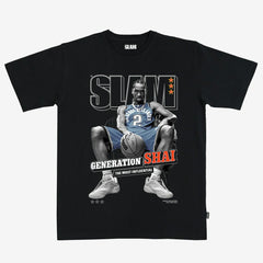 NBA Shai Gilgeous-Alexander Oklahoma City Thunder Unisex SLAM Cover T-Shirt