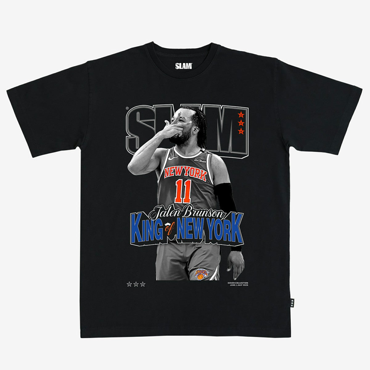 NBA Jalen Brunson New York Knicks Unisex SLAM Cover T-Shirt
