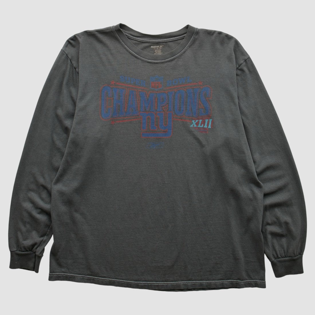 Reebok 2008 Long Sleeve T-shirt - New York Giants