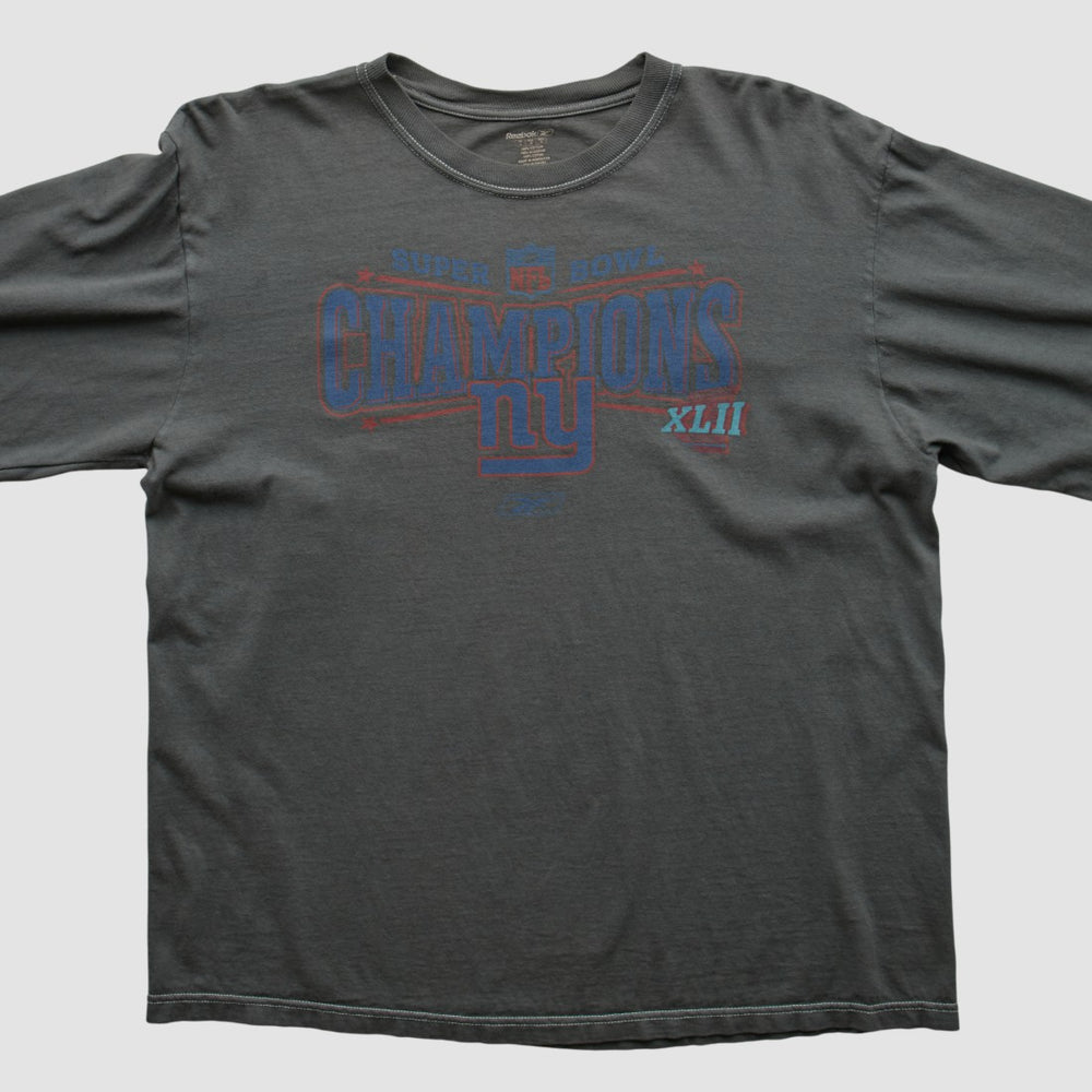 Reebok 2008 Long Sleeve T-shirt - New York Giants