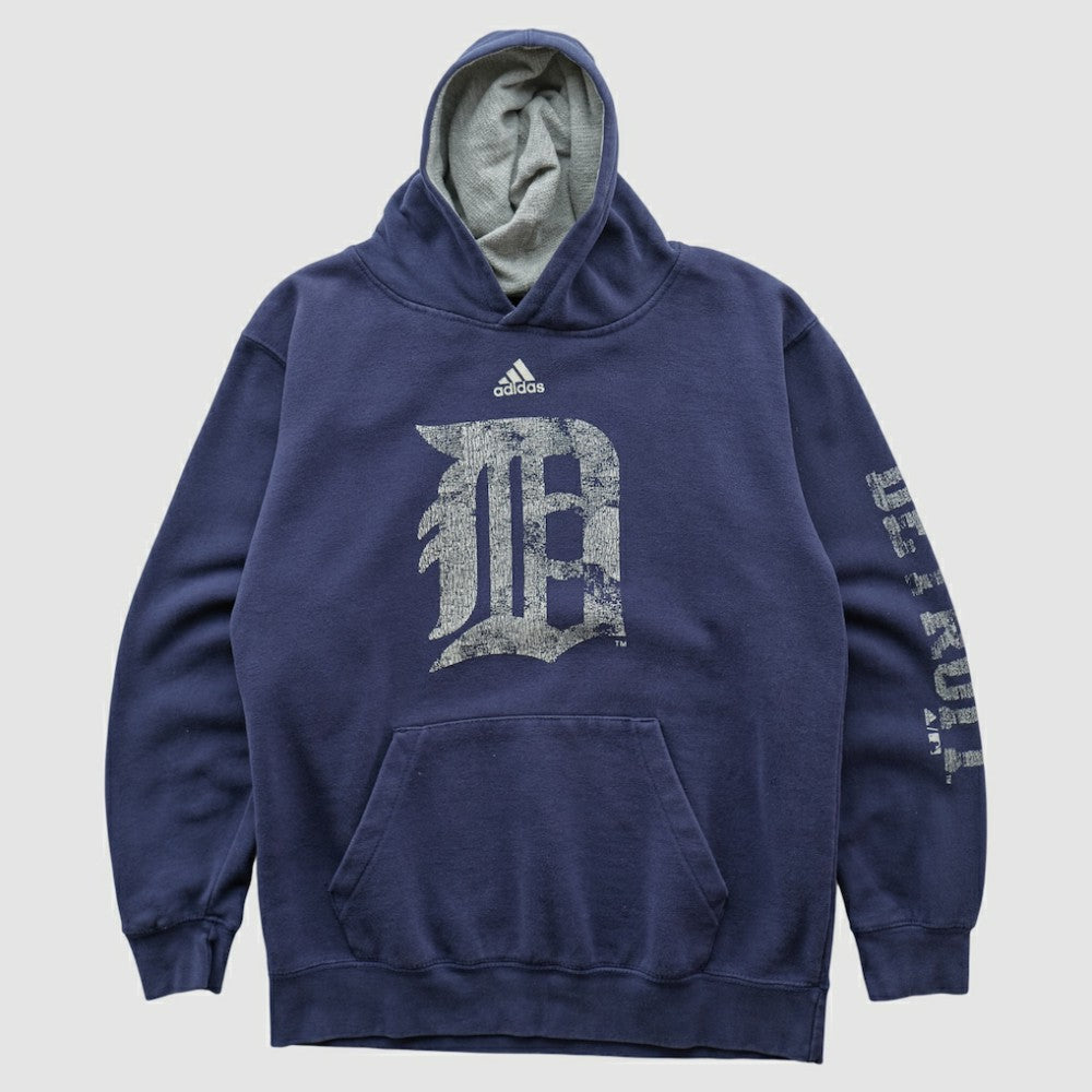 MLB Detroit Tigers Adidas 2010s Hooded Pullover Sweatshirt
