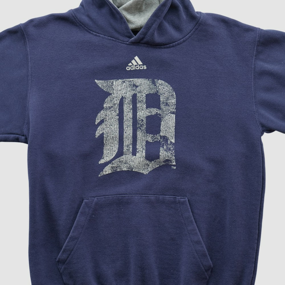 MLB Detroit Tigers Adidas 2010s Hooded Pullover Sweatshirt