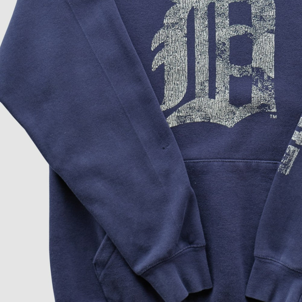 MLB Detroit Tigers Adidas 2010s Hooded Pullover Sweatshirt