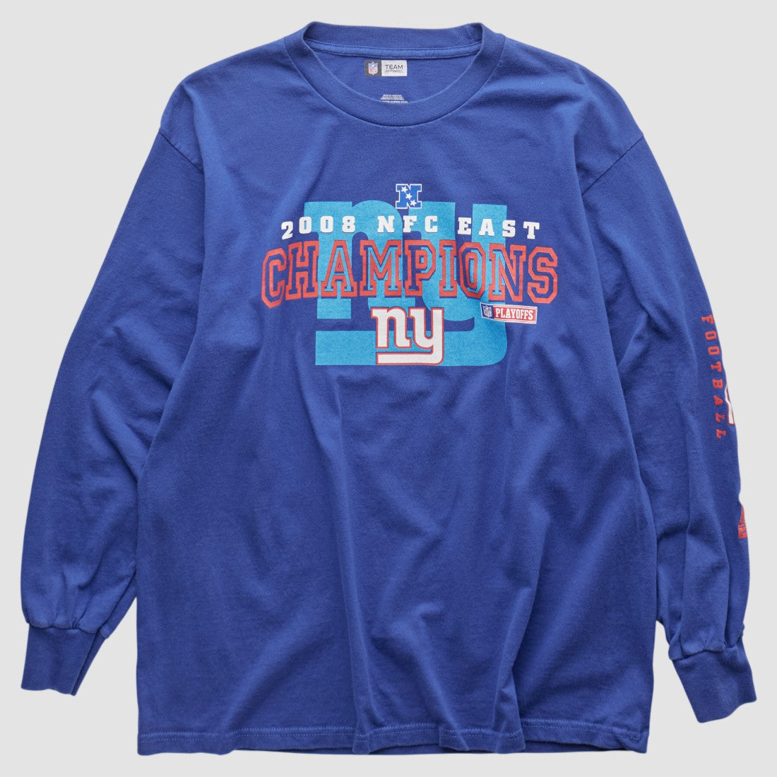 NFL 2008 Long Sleeve T-shirt - New York Giants