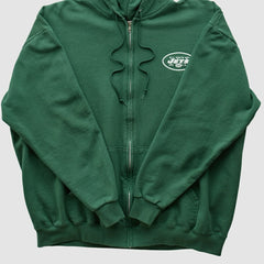 NFL 2000s Hooded Full Zip Sweatshirt - New York Jets