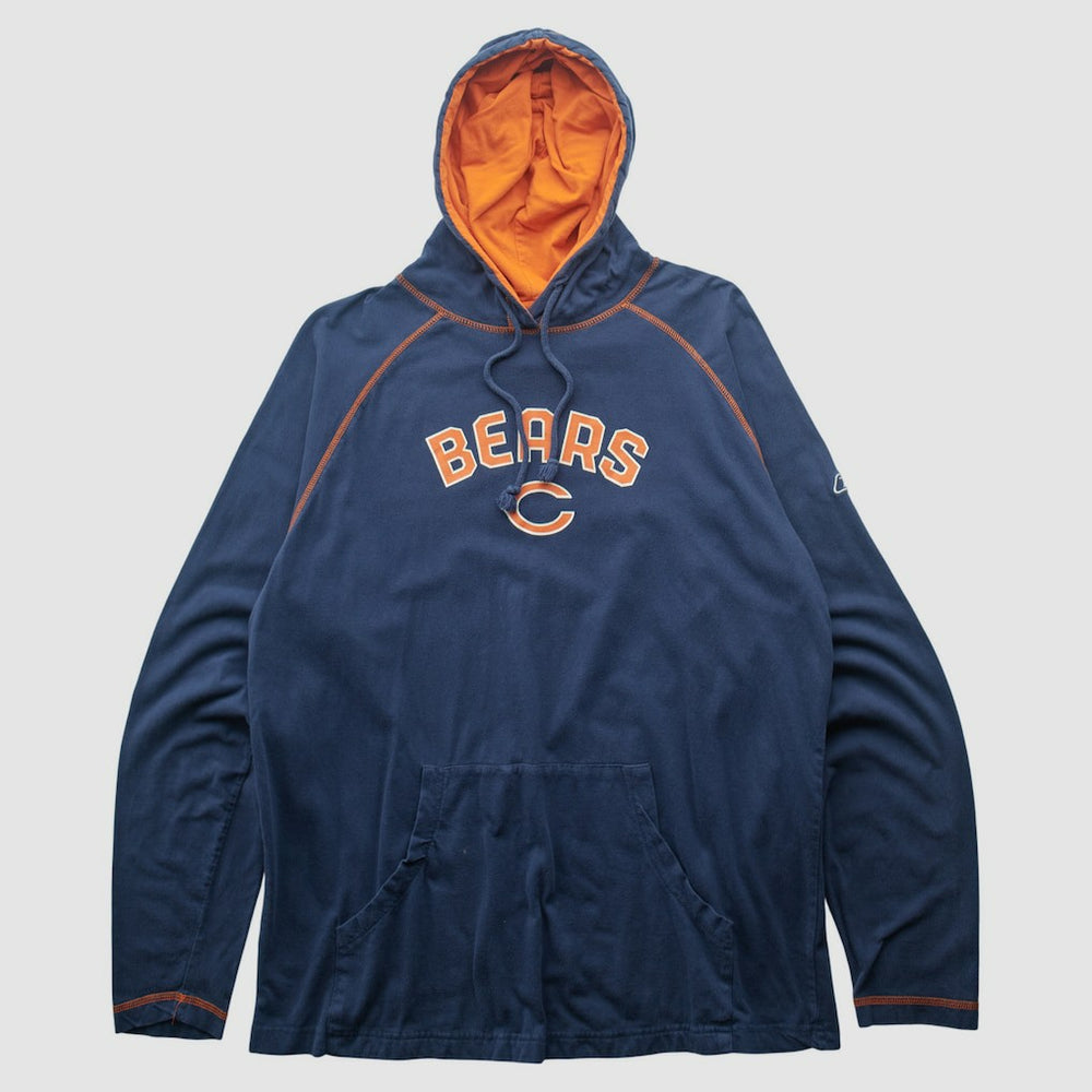 Reebok 2000s Hooded Pullover Sweatshirt - Chicago Bears