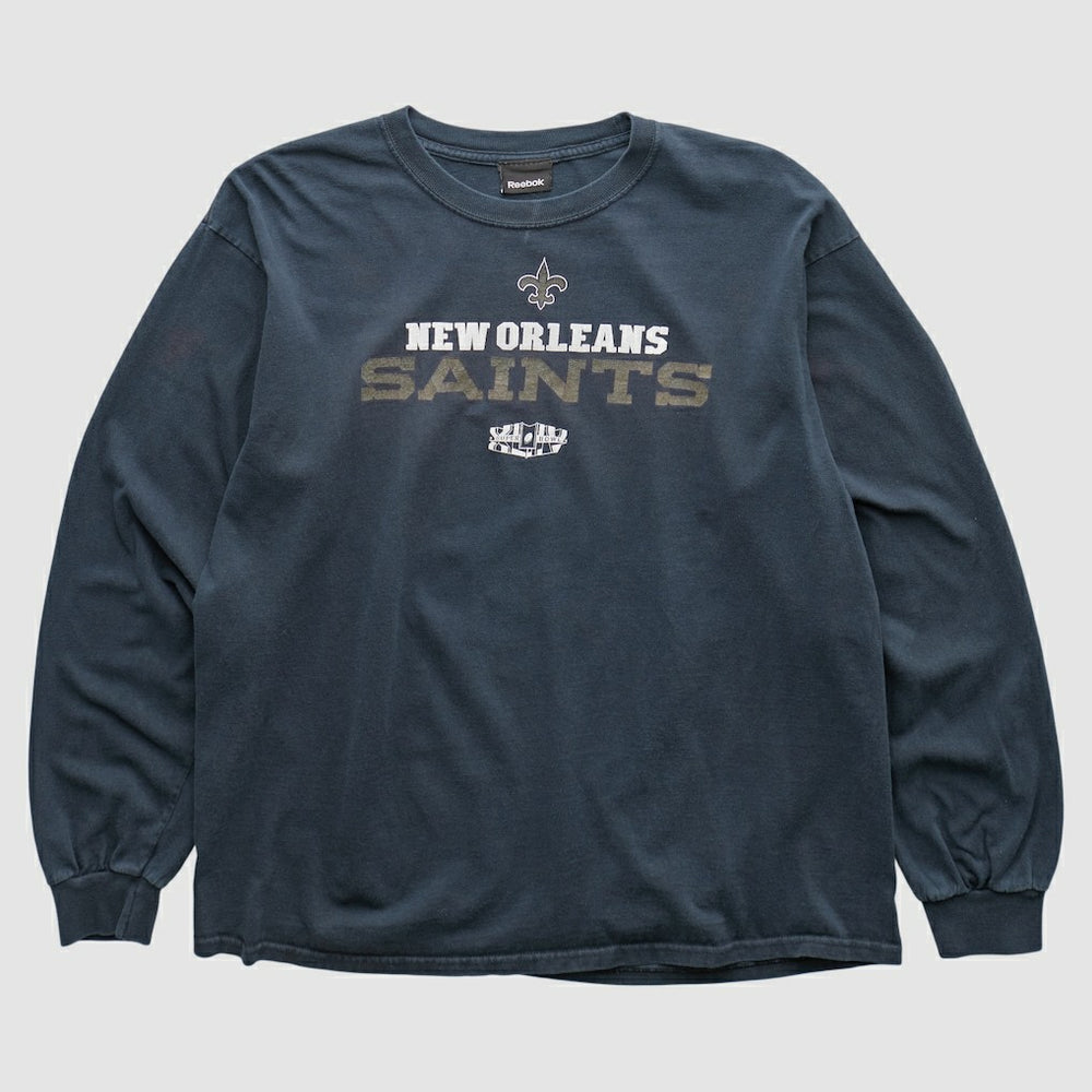 Reebok 2010 Long Sleeve T-shirt - New Orleans Saints