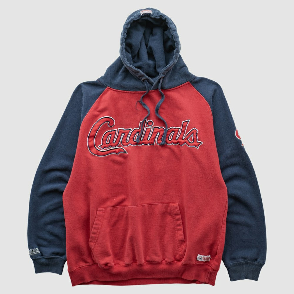 MLB St. Louis Cardinals Stitches 2000s Hooded Pullover Sweatshirt