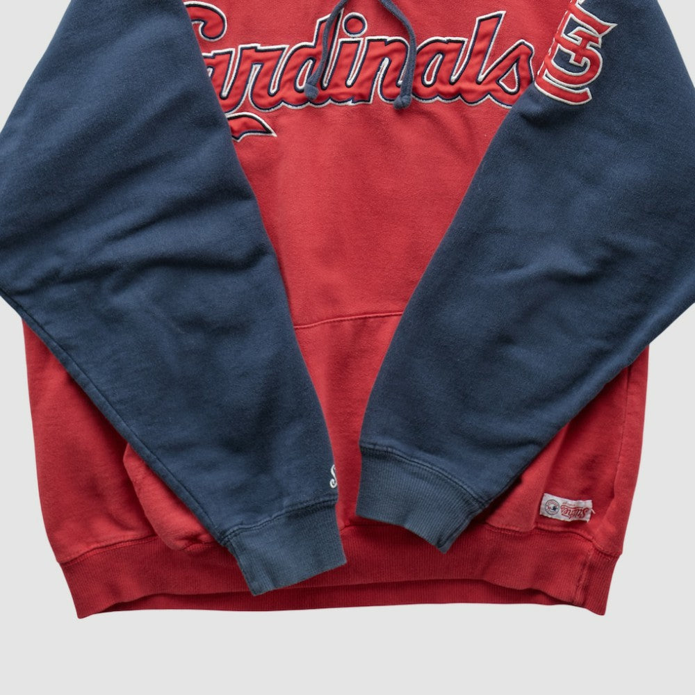 MLB St. Louis Cardinals Stitches 2000s Hooded Pullover Sweatshirt