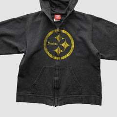 NFL 2000s Hooded Full Zip Sweatshirt - Pittsburgh Steelers