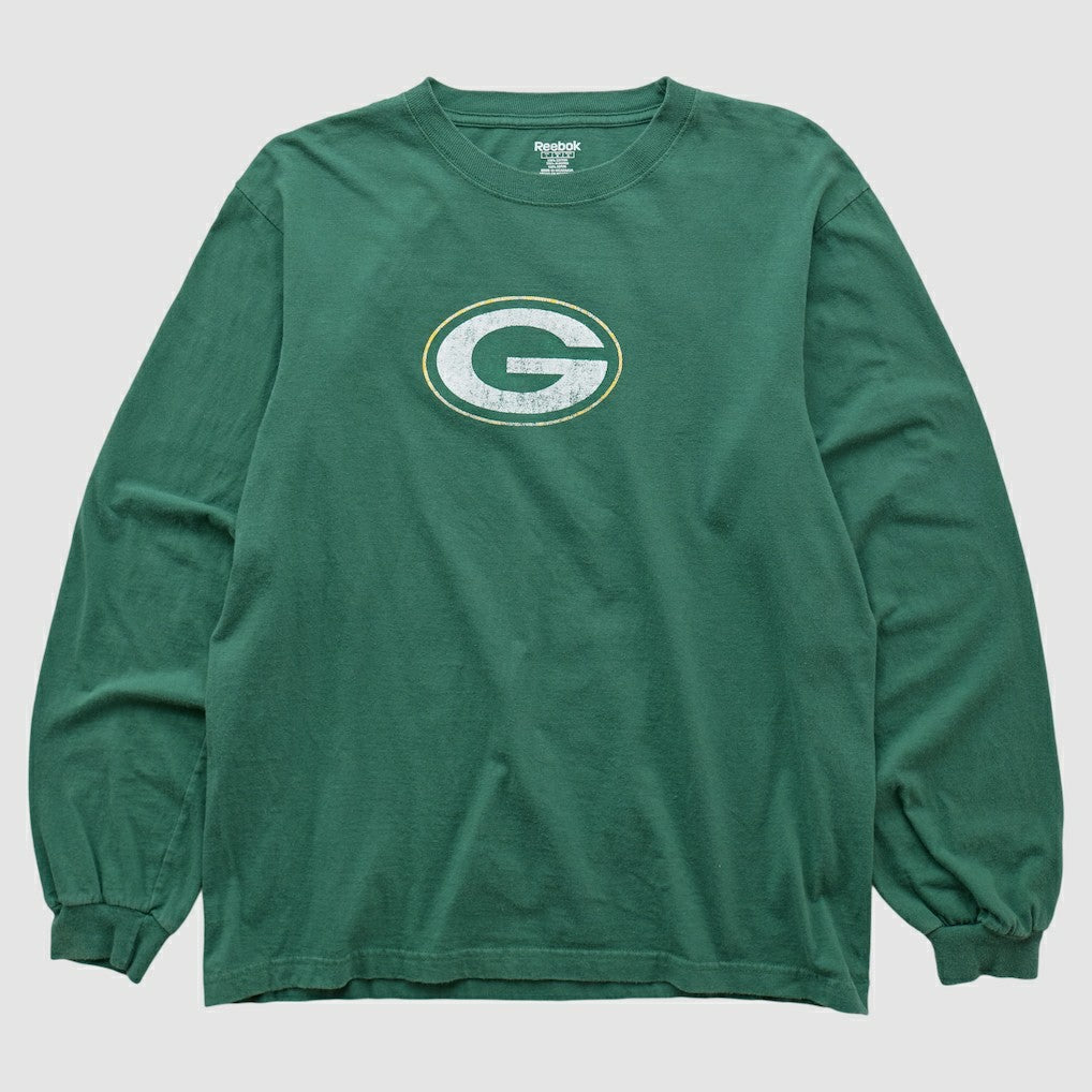 Reebok 2000s Long Sleeve T-shirt - Green Bay Packers