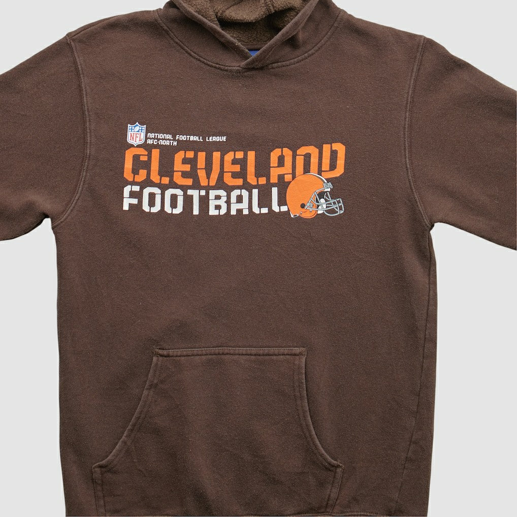 Reebok 2000s Hooded Pullover Sweatshirt - Cleveland Browns