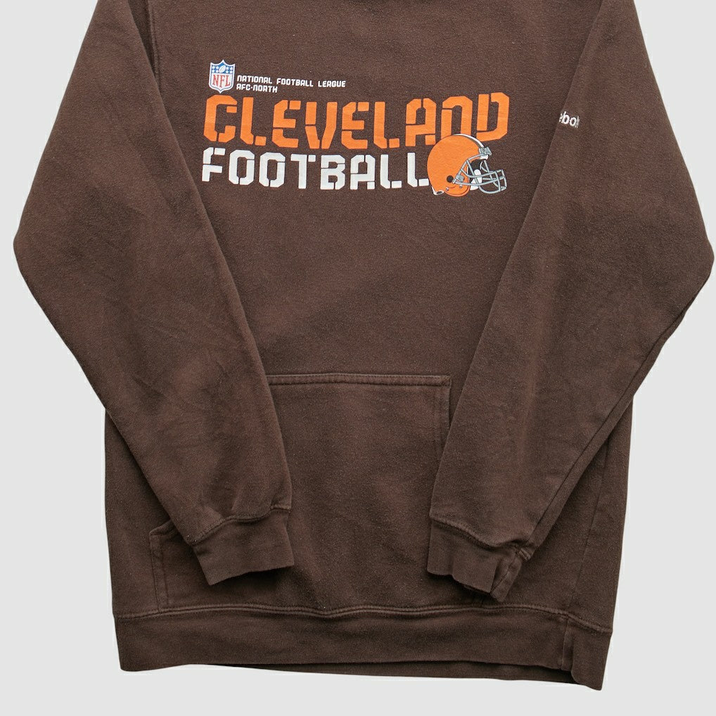 Reebok 2000s Hooded Pullover Sweatshirt - Cleveland Browns