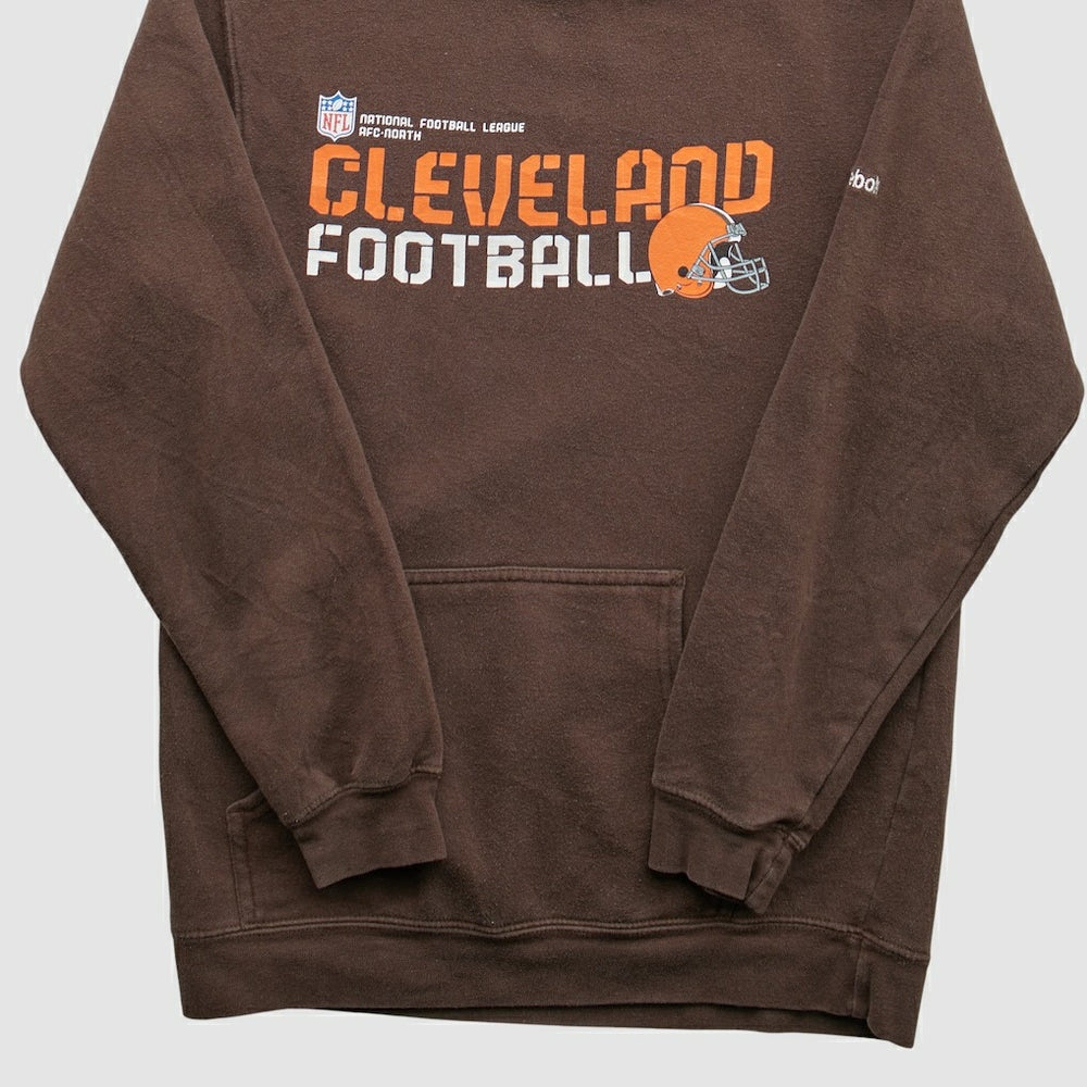 Reebok 2000s Hooded Pullover Sweatshirt - Cleveland Browns