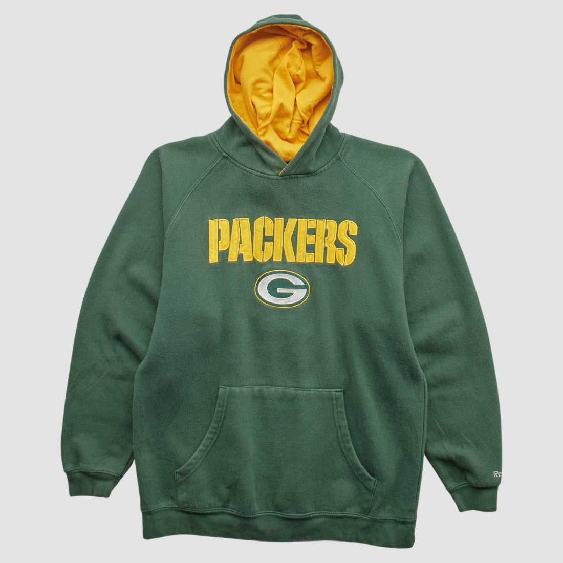 Reebok 2000s Hooded Pullover Sweatshirt - Green Bay Packers