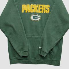Reebok 2000s Hooded Pullover Sweatshirt - Green Bay Packers