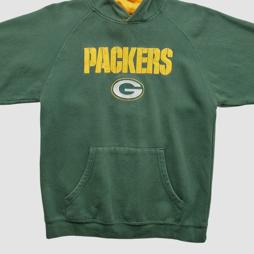 Reebok 2000s Hooded Pullover Sweatshirt - Green Bay Packers