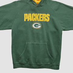 Reebok 2000s Hooded Pullover Sweatshirt - Green Bay Packers