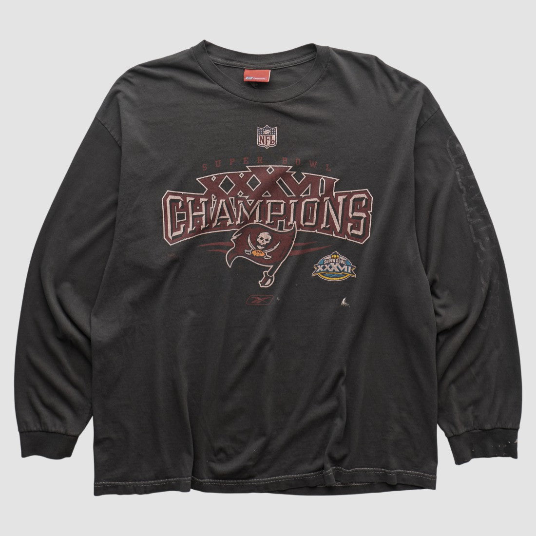 Reebok 2003 Long Sleeve T-shirt - Tampa Bay Buccaneers