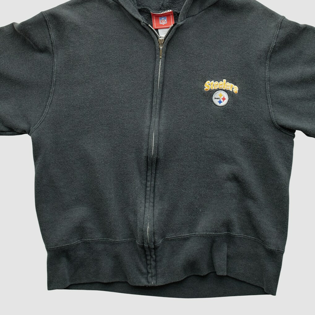 NFL 2000s Hooded Full Zip Sweatshirt - Pittsburgh Steelers