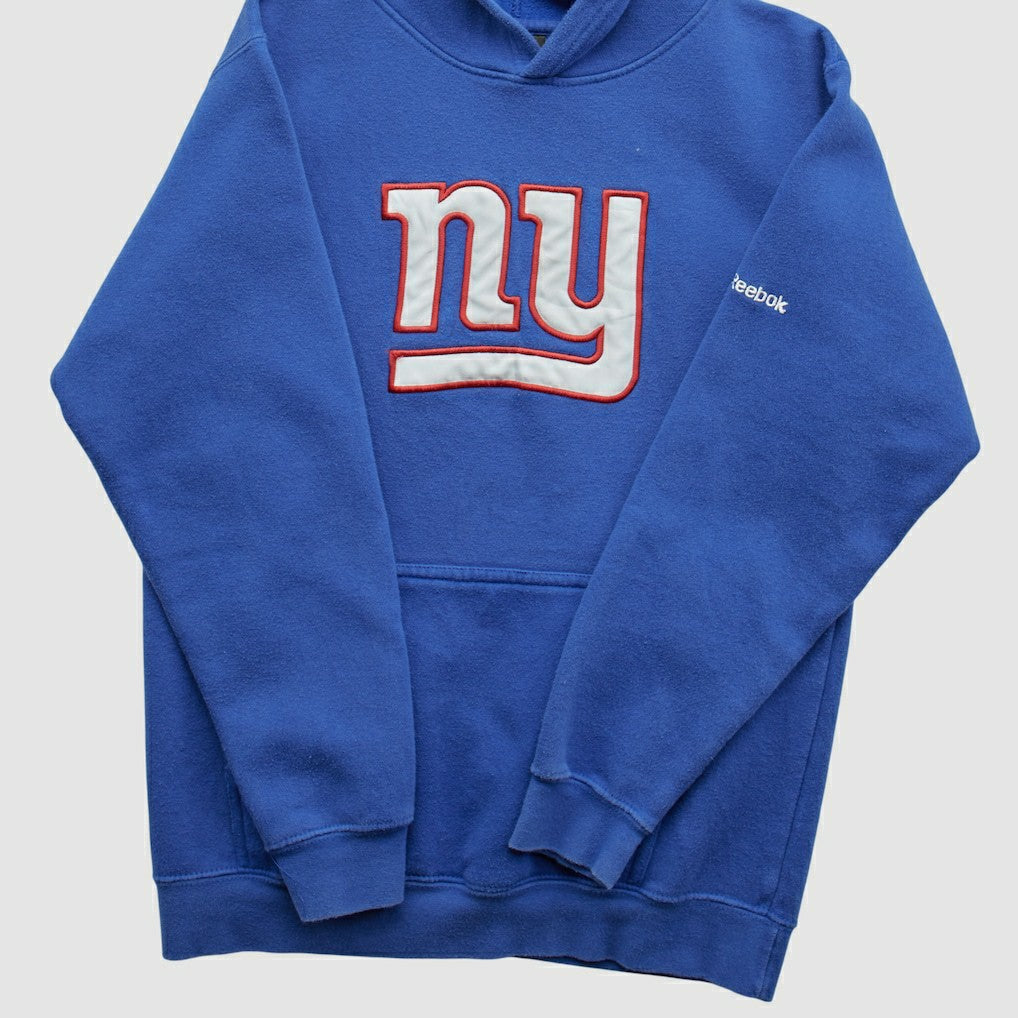 Reebok 2000s Hooded Pullover Sweatshirt - New York Giants