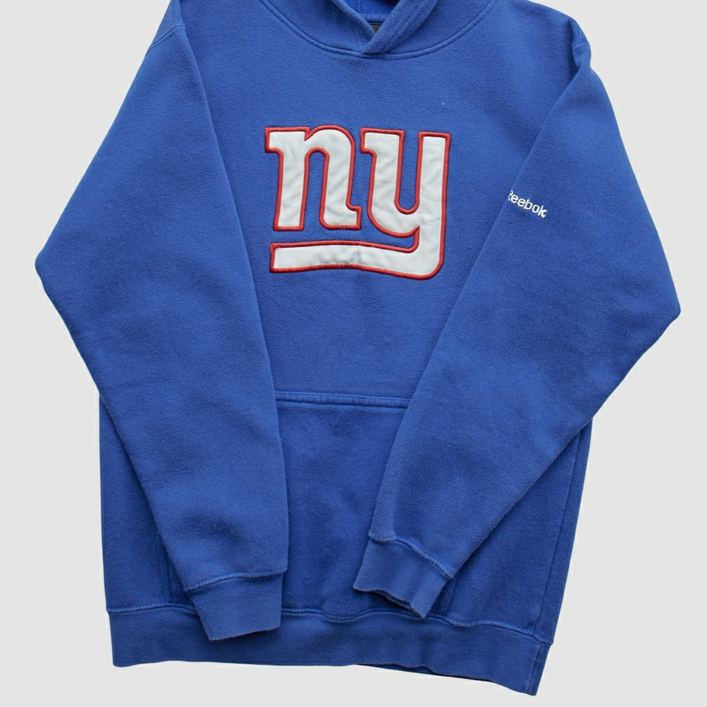 Reebok 2000s Hooded Pullover Sweatshirt - New York Giants