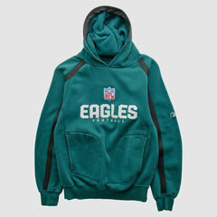 Reebok 2000s Hooded Pullover Sweatshirt - Philadelphia Eagles