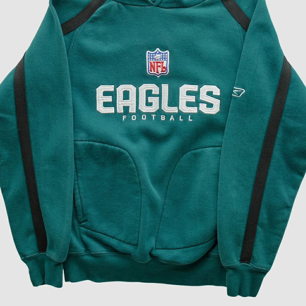 Reebok 2000s Hooded Pullover Sweatshirt - Philadelphia Eagles