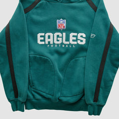 Reebok 2000s Hooded Pullover Sweatshirt - Philadelphia Eagles