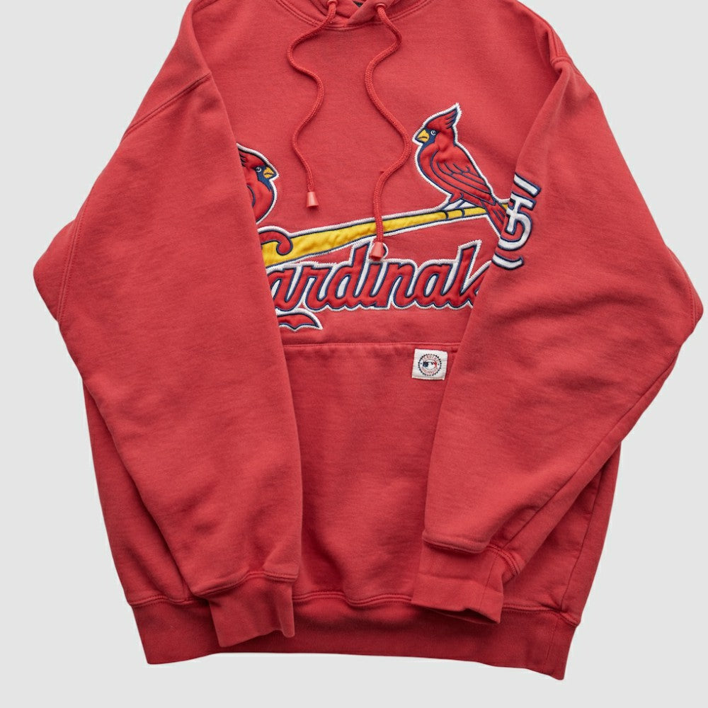 MLB St. Louis Cardinals Stitches 2000s Hooded Pullover Sweatshirt