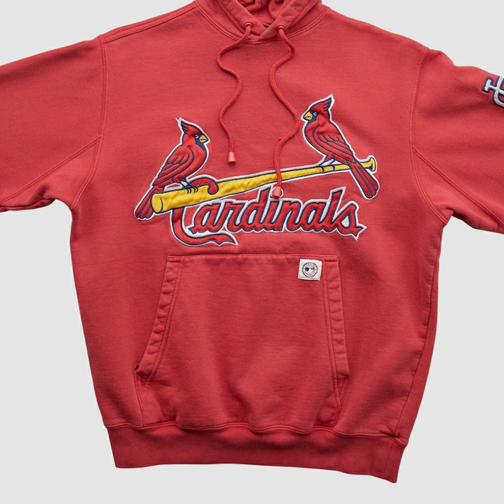 MLB St. Louis Cardinals Stitches 2000s Hooded Pullover Sweatshirt