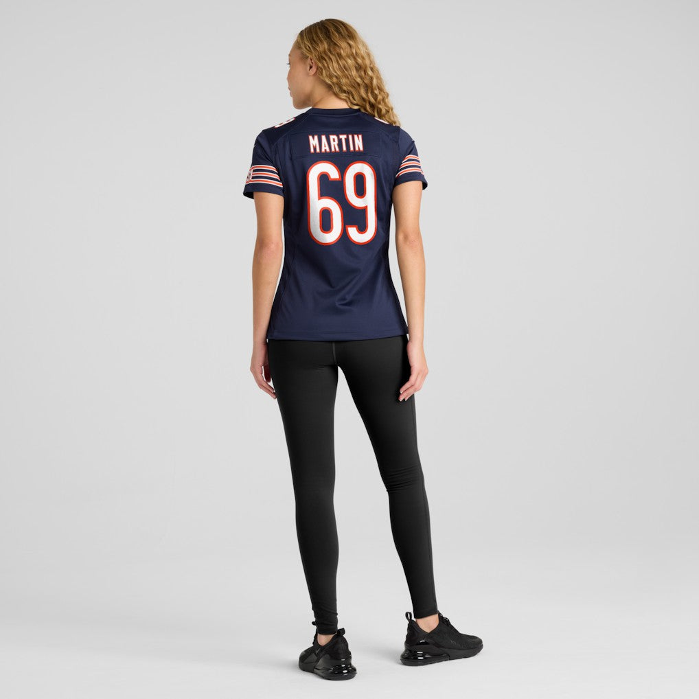 Jeremiah Martin  Women's Team Game Jersey - Chicago Bears
