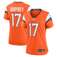 Lil'Jordan Humphrey  Women's Team Game Jersey - Denver Broncos