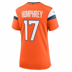 Lil'Jordan Humphrey  Women's Team Game Jersey - Denver Broncos