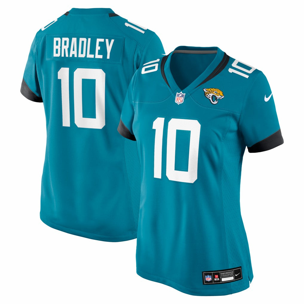 Carter Bradley  Women's Team Game Jersey - Jacksonville Jaguars