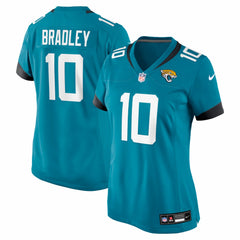 Carter Bradley  Women's Team Game Jersey - Jacksonville Jaguars