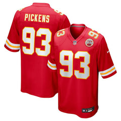 Zacch Pickens  Team Game Jersey - Kansas City Chiefs